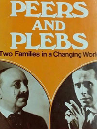 Cover of Peers and Plebs: Two Families in a Changing World