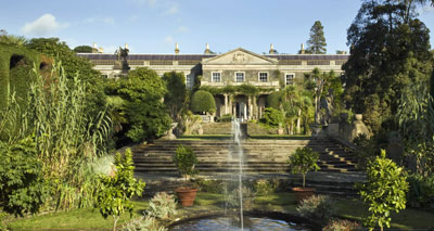 View of the house over the gardens